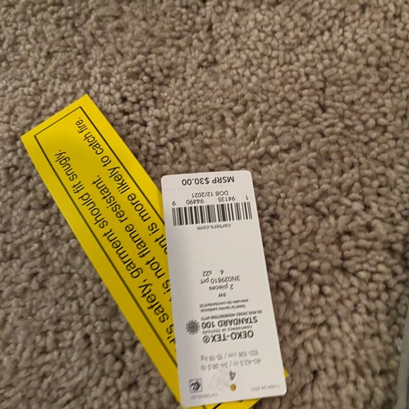 Carter’s Easter bunny carrot pajamas UNISEX - Picture 6 of 11